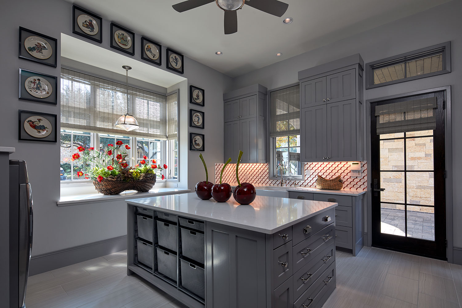 Multipurpose Laundry Room with Island