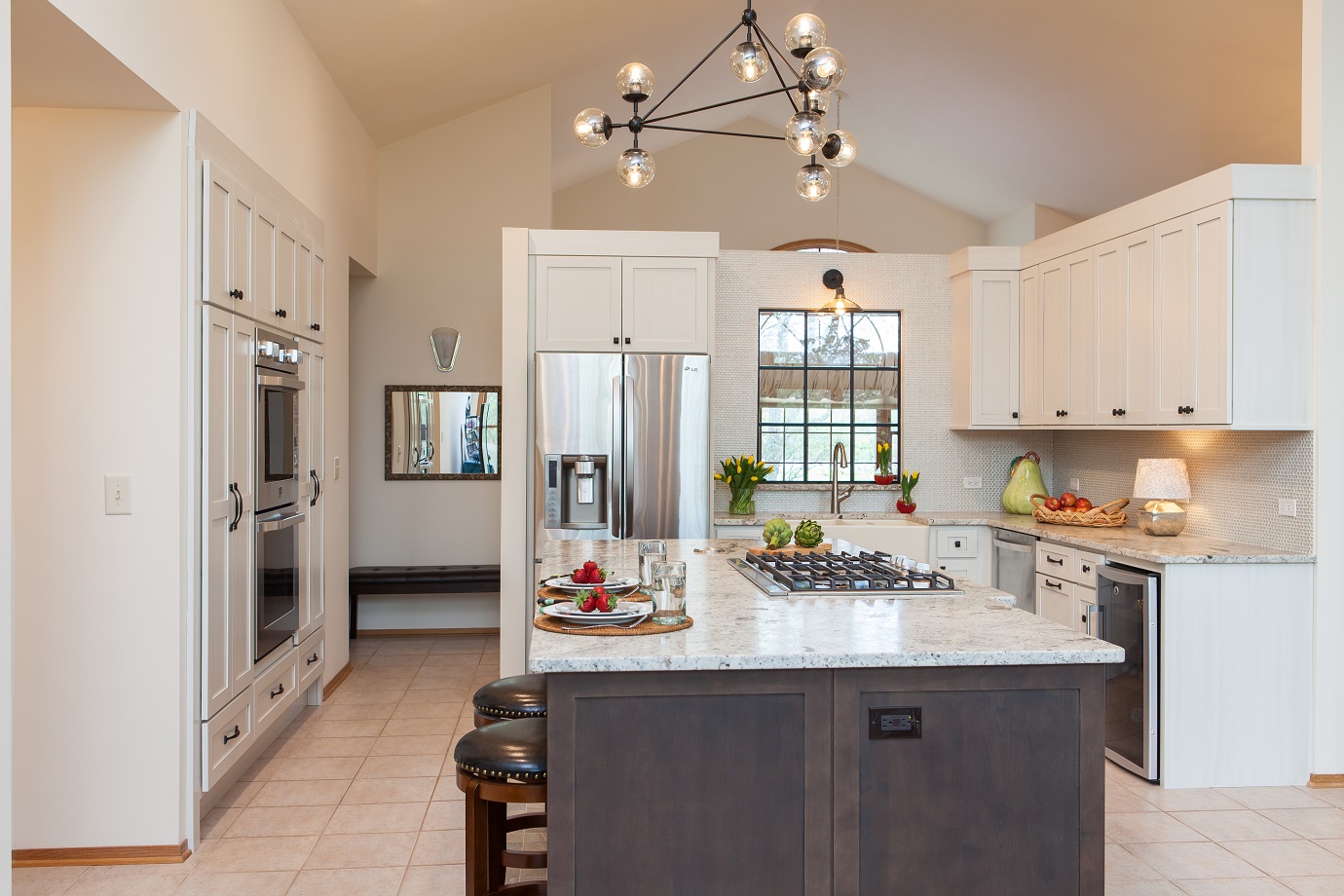 Centrally Located White Kitchen